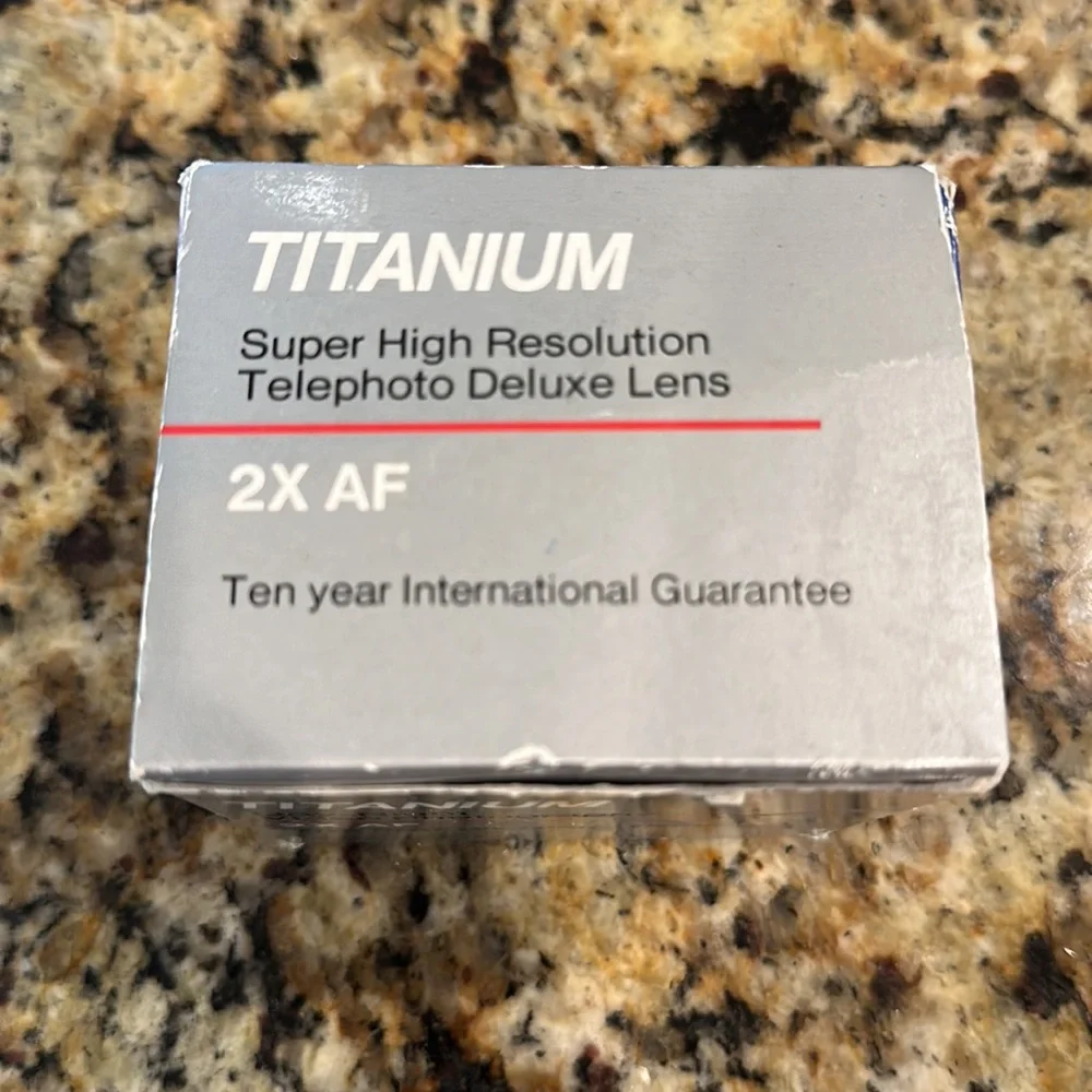 TITANIUM SUPER HIGH TELEPHOTO DELUXE LENS 2X AF